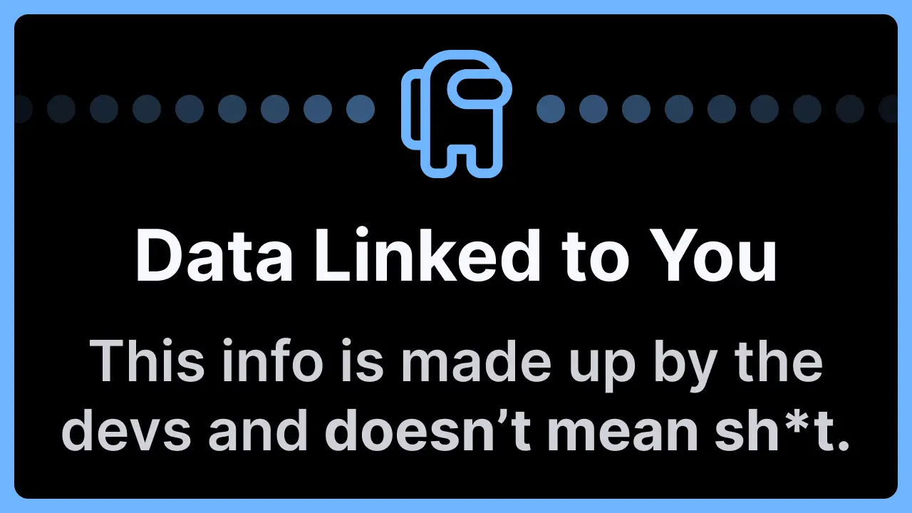 When Companies Self-Report Their Data Collection...
